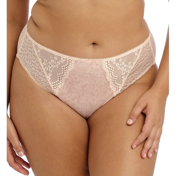 Elomi Lucie Matching High Leg Brief (4496),Large,Pale Blush
