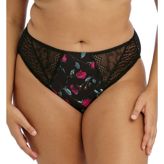 Elomi Lucie Matching High Leg Brief (4496),Large,Rock N Rose