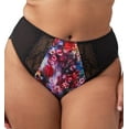 thumbnail image 1 of Elomi Lucie Matching High Leg Brief (4498),3XL,Cherry Blossom, 1 of 6
