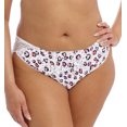 thumbnail image 1 of Elomi Lucie Matching Stretch Lace Brazilian Brief (4495),2XL,Rumble, 1 of 5
