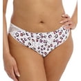 thumbnail image 1 of Elomi Lucie Matching Stretch Lace Brazilian Brief (4495),3XL,Rumble, 1 of 5
