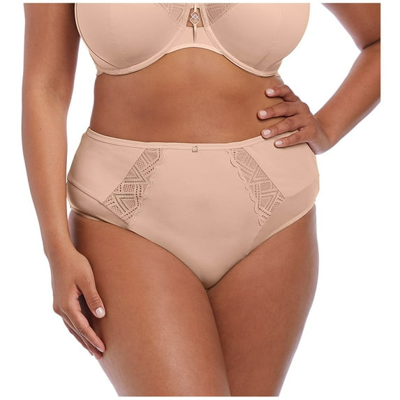 Elomi Lydia Matching High Leg Brief (4395),XL,Sahara