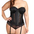 thumbnail image 1 of Elomi Maria Underwire Basque #8502,32GG,Black, 1 of 2