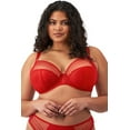 thumbnail image 1 of Elomi Matilda Banded Plunge Underwire Bra (8900),34GG,Haute Red, 1 of 53