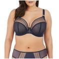 thumbnail image 1 of Elomi Matilda Banded Plunge Underwire Bra (8900),34H,Storm, 1 of 3