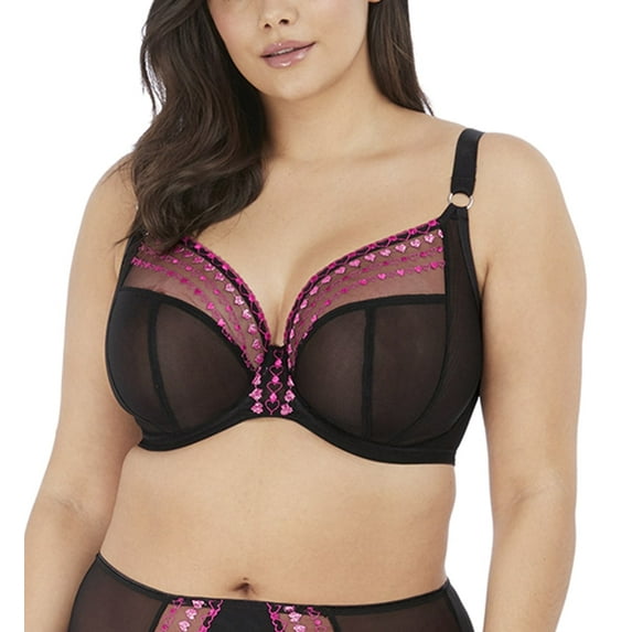 Elomi Matilda Banded Plunge Underwire Bra (8900),40GG,Kiss