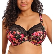 Elomi Morgan Stretch Lace Banded Underwire Bra 4110,32LL,Hot House
