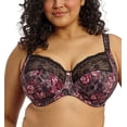 thumbnail image 1 of Elomi Morgan Stretch Lace Banded Underwire Bra (4110),34L,Dark Romance, 1 of 5