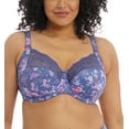 thumbnail image 1 of Elomi Morgan Stretch Lace Banded Underwire Bra (4110),40GG,Denim Floral, 1 of 5