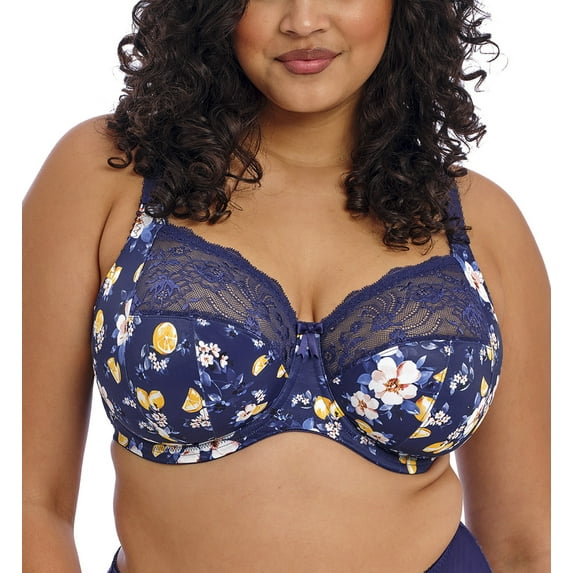 Elomi Morgan Stretch Lace Banded Underwire Bra (4110),42H,Sicilia