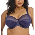 thumbnail image 1 of Elomi Morgan Stretch Lace Banded Underwire Bra (4111),40JJ,Midnight, 1 of 5