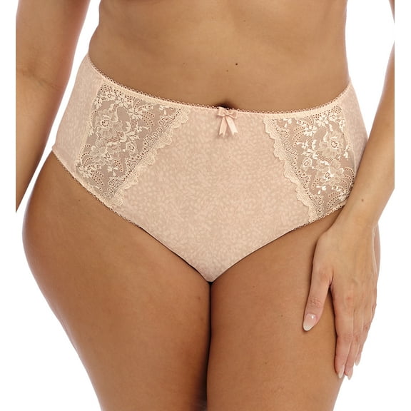 Elomi Morgan Stretch Lace Full Brief Panty (4116),3XL,Cameo Rose