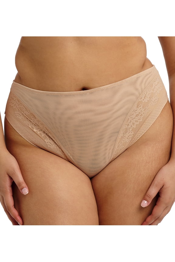 Nerina Matching High Leg Brief (302753),XL,Sahara