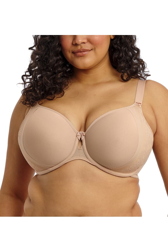 Nerina Spacer Seamless Molded Underwire Bra (302710),34GG,Sahara