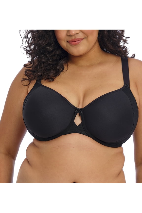 Nerina Spacer Seamless Molded Underwire Bra (302710),36H,Black