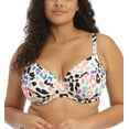 thumbnail image 1 of Elomi Party Bay Plunge Underwire Bikini Top (ES801402),38JJ,Multi, 1 of 5