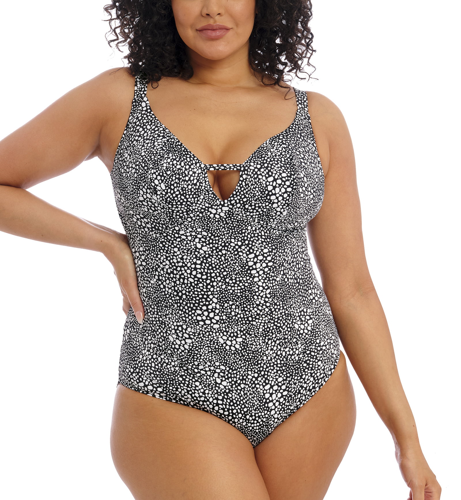 Elomi Pebble Cove Plunge Non Wire One Piece Swimsuit (ES801143