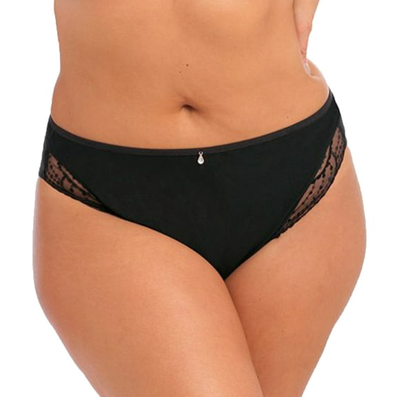 Elomi Priya Brazilian Panty (4557),XL,Black