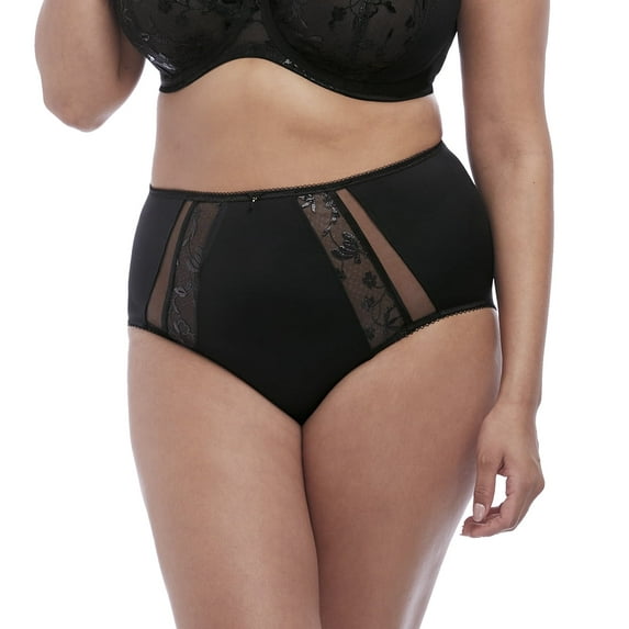 Elomi Roxanne Matching Full Brief (4465),XXXL,Black