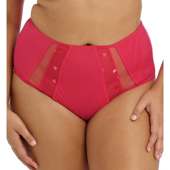 Elomi Sachi Matching Full Brief (4354),2XL,Red Confetti