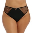 thumbnail image 1 of Elomi Sachi Matching Strappy Thong (4357),3XL,Black Butterfly, 1 of 3
