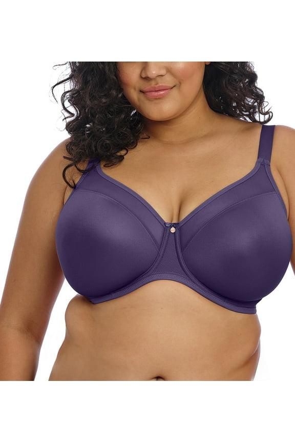 Smooth Unlined Underwire Molded Bra (4301),36FF,Midnight