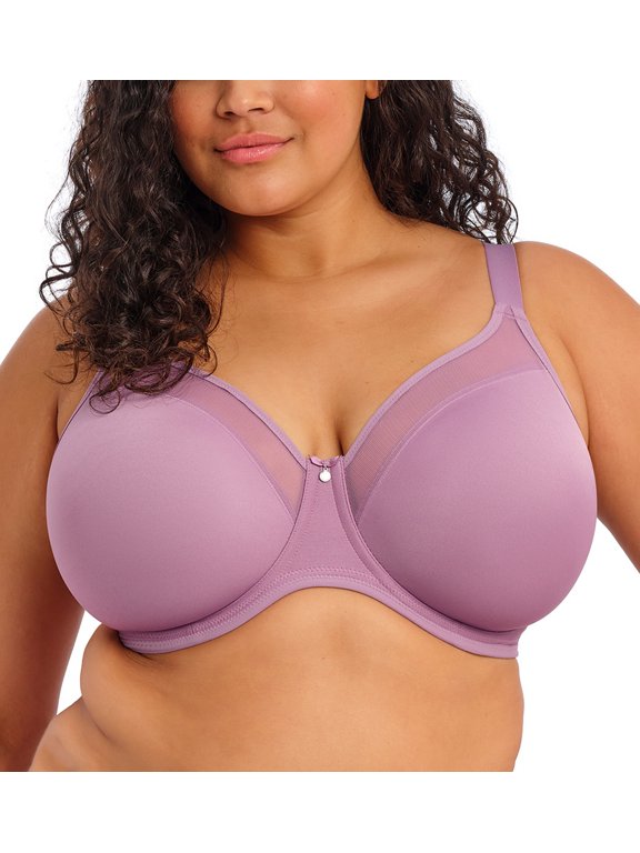 Smooth Unlined Underwire Molded Bra (4301),42FF,Heather