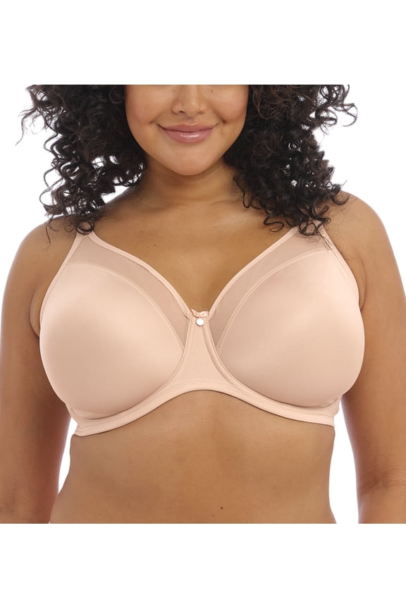 Smooth Unlined Underwire Molded Bra (4301),42FF,Sahara