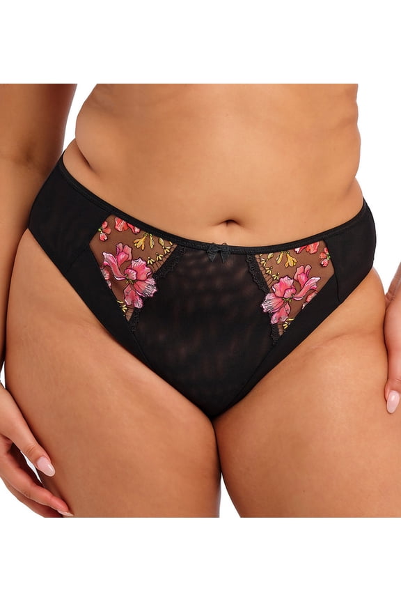 Teagan Matching High Leg Brief (302653),4XL,Rainbow