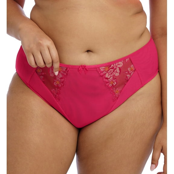 Elomi Teagan Matching High Leg Brief (302653),Medium,Azalea