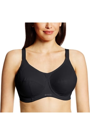 Women's Plus-Size Energise Underwire Sport Bra, Black