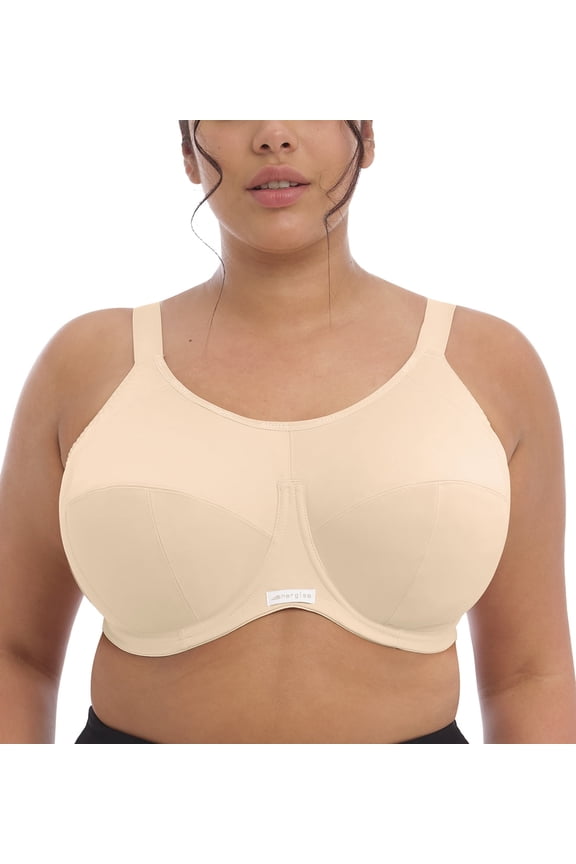 Women's Plus-Size Energise Underwire Sport Bra, Nude