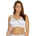 thumbnail image 1 of Elomi Womens Cate Wirefree Soft Cup Bra, 38F, White, 1 of 13