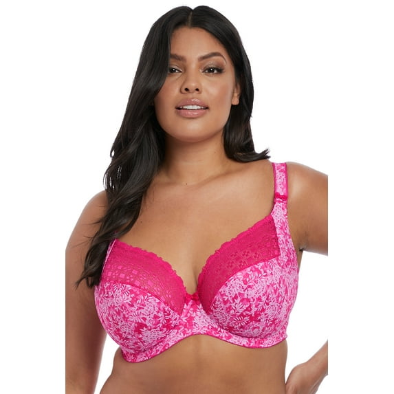 Elomi Womens Kim Banded Stretch Underwire Plunge Bra