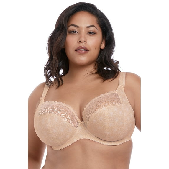 Elomi Womens Kim Banded Stretch Underwire Plunge Bra