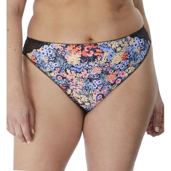 Elomi Lucie Matching Stretch Lace Brazilian Brief (4495),XXL,Meadow