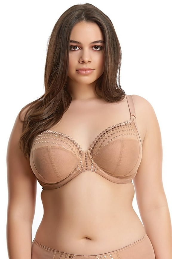 Matilda Underwire Plunge Bra, Cafe Au Lait, 34GG (UK)