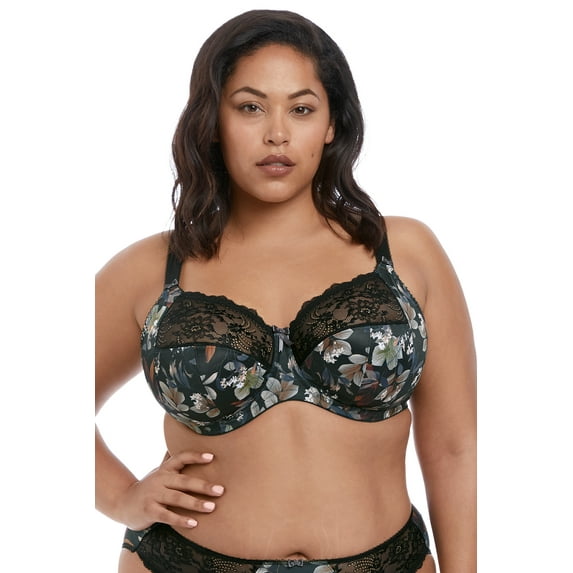 Elomi Womens Morgan Underwire Full Cup Stretch Lace Banded Bra, 36E