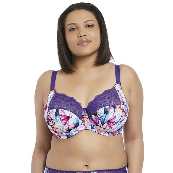 Elomi Womens Morgan Underwire Full Cup Stretch Lace Banded Bra, 36HH