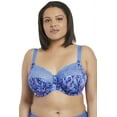 thumbnail image 1 of Elomi Womens Morgan Underwire Full Cup Stretch Lace Banded Bra, 38GG, Cobalt, 1 of 31
