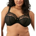thumbnail image 1 of Elomi Zarla Stretch Lace Banded Underwire Bra (302505),36K,Black, 1 of 6