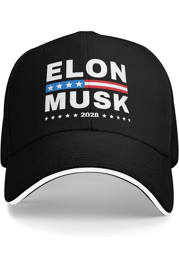 Elon M-usk 2028 Hats Elon M-usk for Pr-esident Hat Baseball Cap