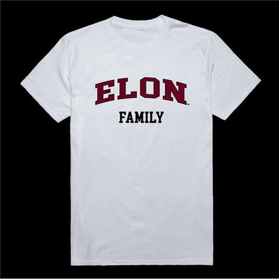 Elon University Phoenix Family T-Shirt, White - Extra Large