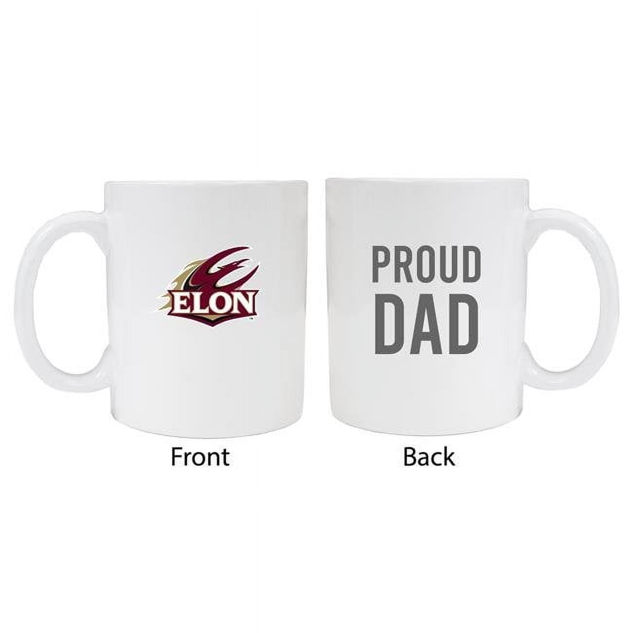Elon University White Ceramic Mug (White). Officially Licensed Collegiate P Elon University 12 oz White Ceramic Coffee Mug Circle Design