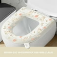 thumbnail image 1 of Elongated Padded Toilet Seat High Foam EVA Toilet Seat Cushion For Household Use Washable And Wipe Able Toilet Seat Ring Universal For All Seasons In The Bathroom, 1 of 6