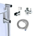 thumbnail image 1 of Elongated Toilet, Bidet Sprayer for Toilet, Handheld Sprayer Kit, Hand Held Bidet, Cloth Sprayer Set - Easy to Install, Brushed Nickel Bidet Toilet,Stainless Steel Two Piece Toilet, 1 of 6