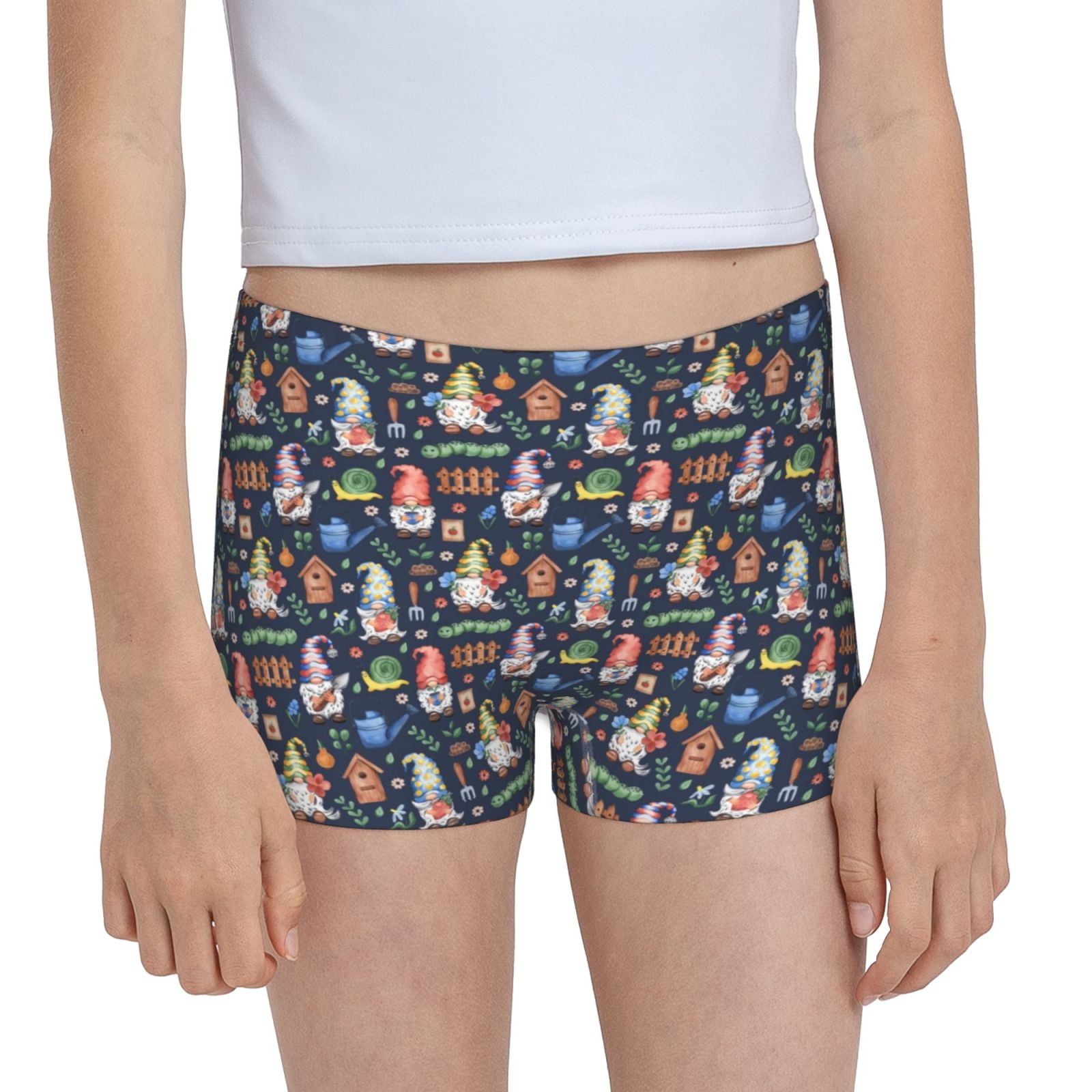 Easygdp Garden Gnomes Girls Hipster Cotton Underwear Little Girls