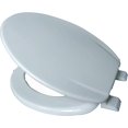 Elongated Toilet Seat With Easy Clean & Change Hinge (White)*