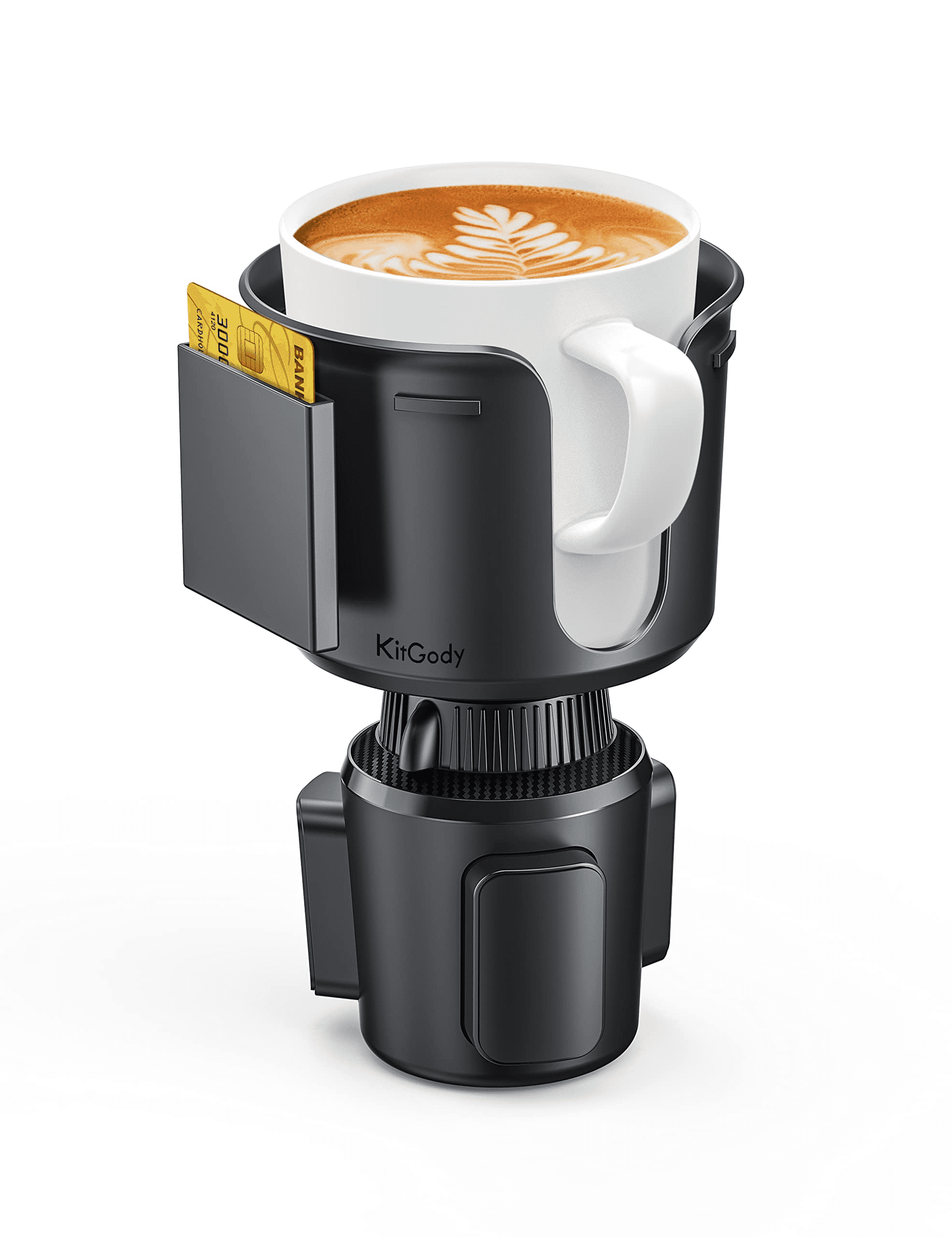 Elook Cup Holder Expander for Car, Magnetic Car Cup Holder Expander ...