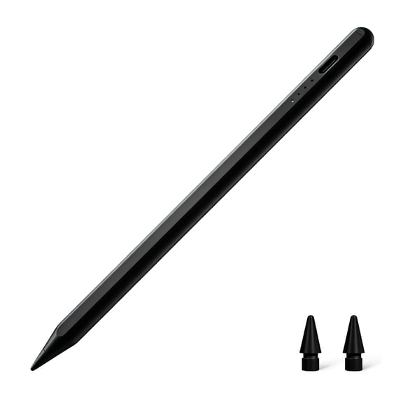 Elook Stylus Pen for iPad Samsung Galaxy Tab A9 A8 A7, Type C Fast Charging Magnetic Stylus Pencil Compatible with iOS Android Windows, Black
